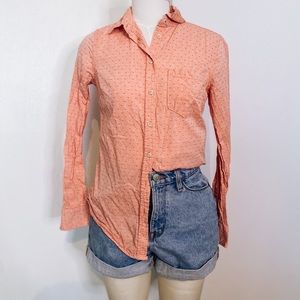 Merona Swiss Dot Button Up